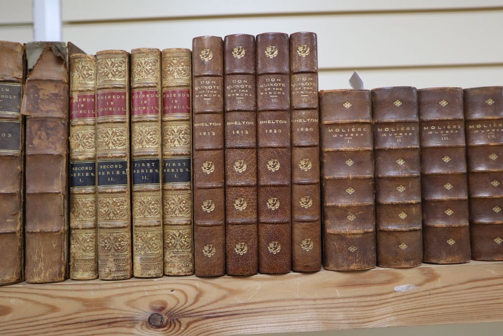 Miscellaneous 19th century bindings, including Monstrelets Chronicles, 2 vols, Bohn, 1853,